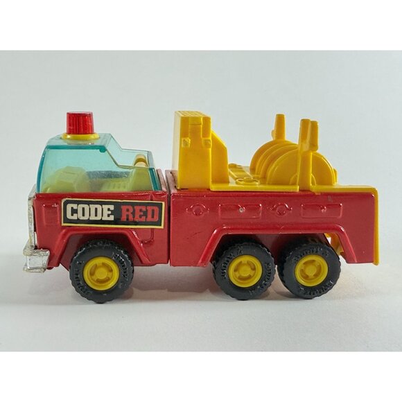 Buddy L Fire Truck Code Red Japan Diecast Rescue Vehicle 1:64 Vintage - Picture 2 of 12